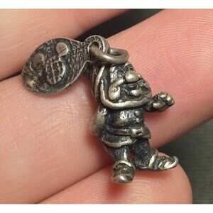 Happy Dwarf Snow White Disney Sterling Silver Charm